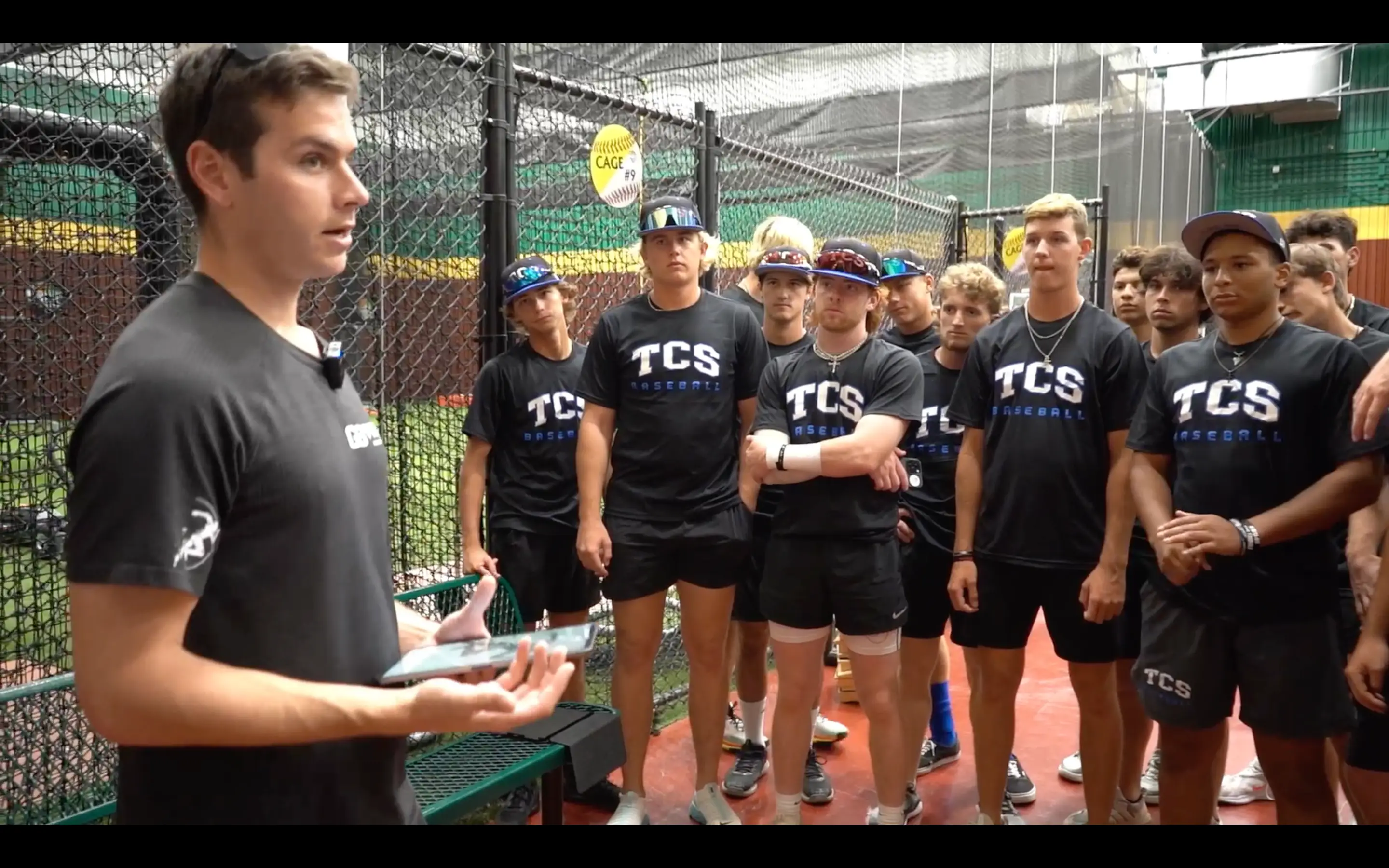 TCS Baseball training cage
